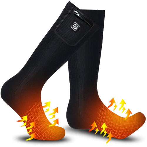 Best Outdoor: Sun Will Heated Socks for Men-Electric Rechargeable Battery